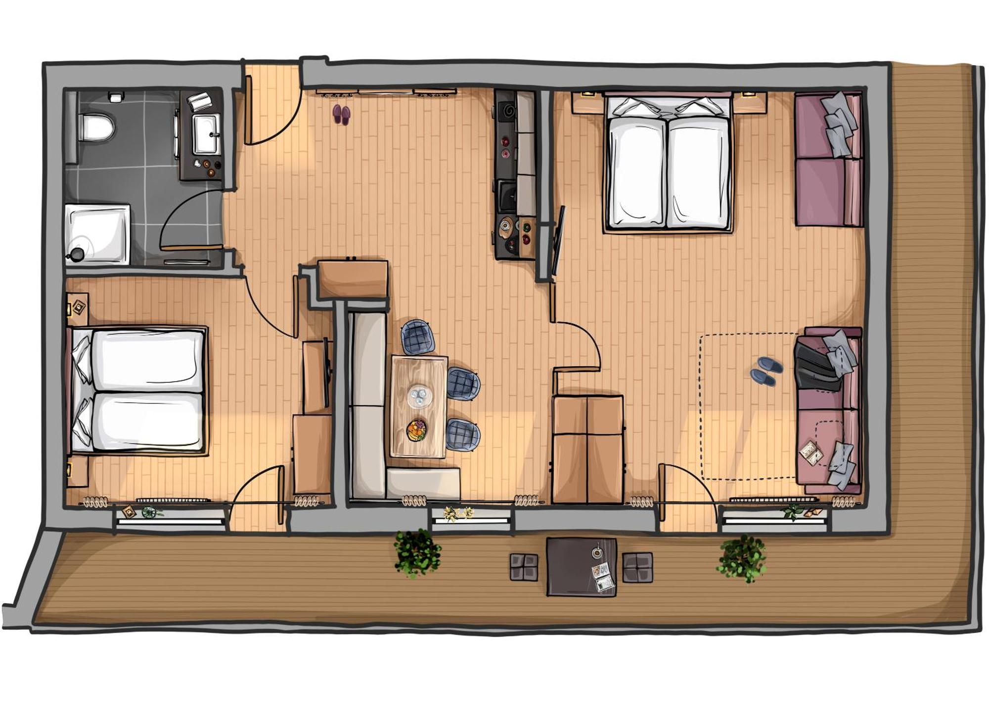 Appartements Sonnalm Berwang Pokój zdjęcie
